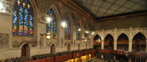 EGD Glass Heritage consultation - Site assessment west elevation Chamber - House of Commons Ottawa
