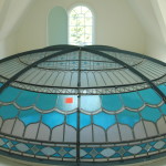 Sky Blue Stained Glass Dome - Image 2
