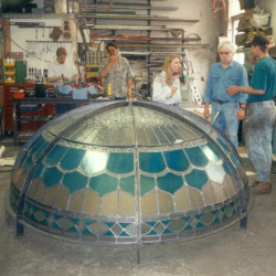 Private Residence, Oakville, Ontario Stained Glass Portfolio New Work Dome